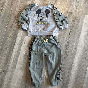 Vintage Disney Baby Mickey Jogger Set Size 24 Months
